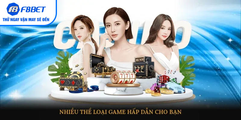 Nhiều thể loại game hấp dẫn cho bạn